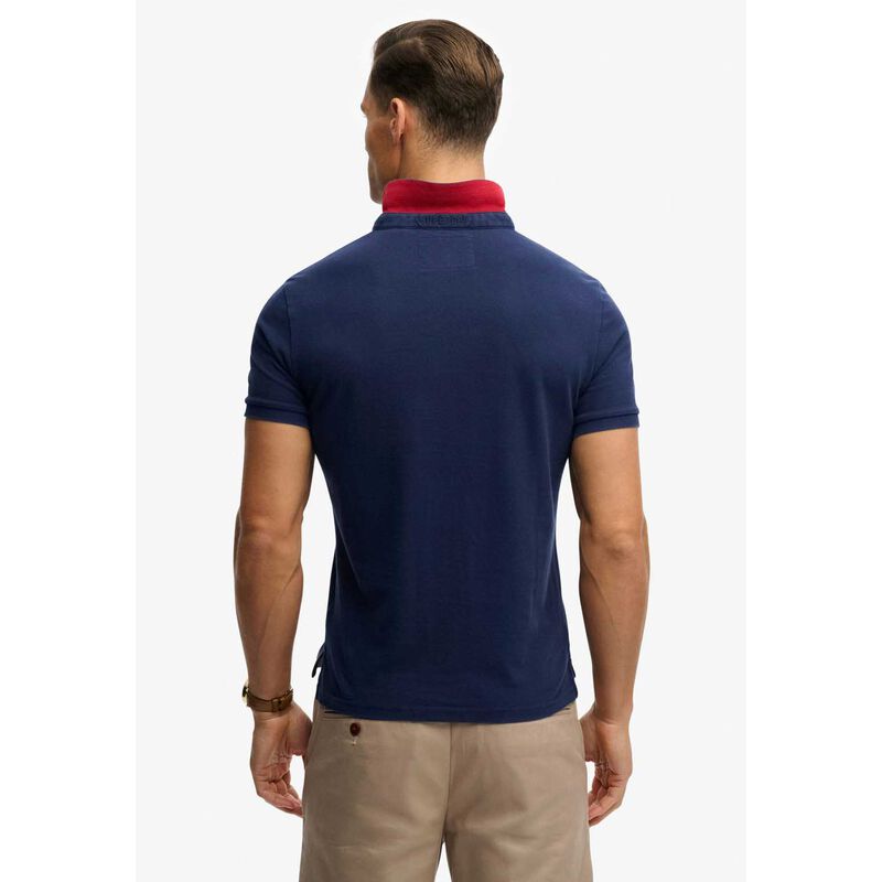 Superdry Pique Monogram Polo image number 1